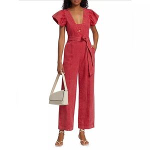 En Saison Red Jumpsuit